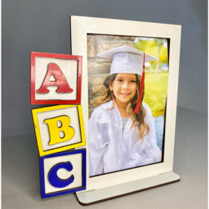 Porta-Retrato ABC em MDF 16x18x4 cm | FORMATURA - Imagem 3