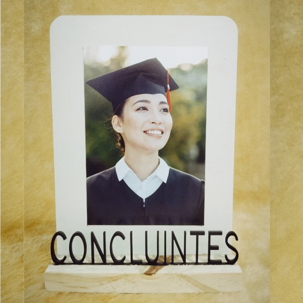 porta retrato concluintes de mdf